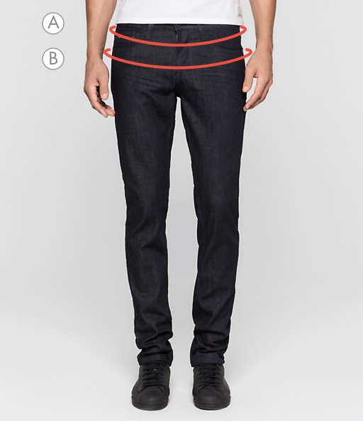 Guide des tailles homme Calvin Klein®